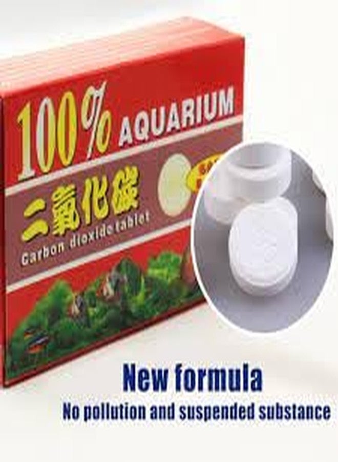 CENTRAL FISH AQUARIUM مُعالج مياه أحواض السمك من سنترال فيش أكواريوم، مُناسب لنباتات أحواض السمك، أقراص ثاني أكسيد الكربون، مُوزع روائح لأحواض السمك، 36 قطعة - Image 2